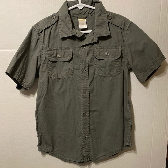 GYMBOREE BOYS BUTTON DOWN SHORT SLEEVE COLLARED SHIRT - Picture 1 of 4